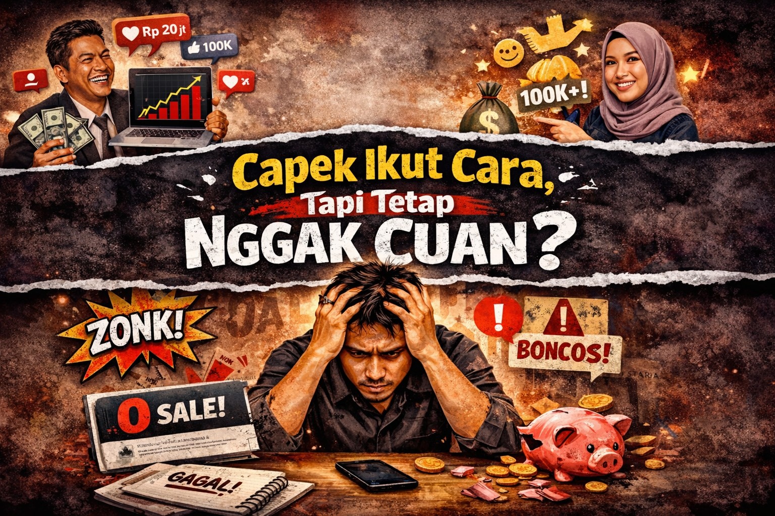 Capek Ikut Cara Orang, Tapi Tetap Nggak Cuan?