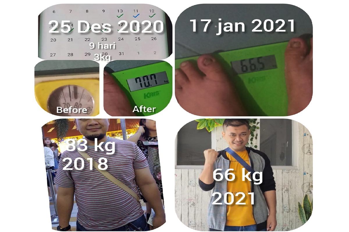 Turunbb 10 kg dalam sebulan tanpa Gym, tanpa supplement