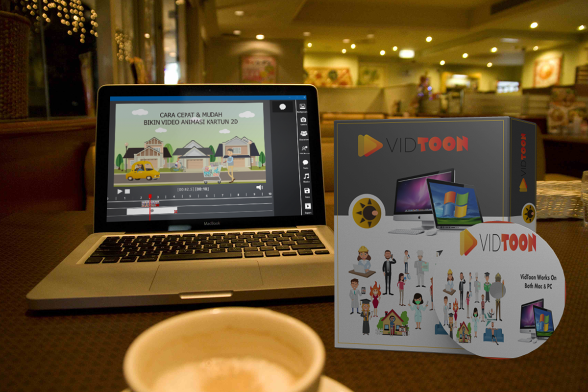 VidToon Animation Cartoon Software (Personal License)