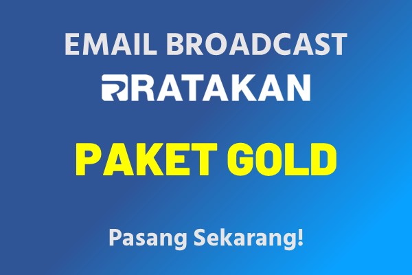 Email Broadcast Paket Gold