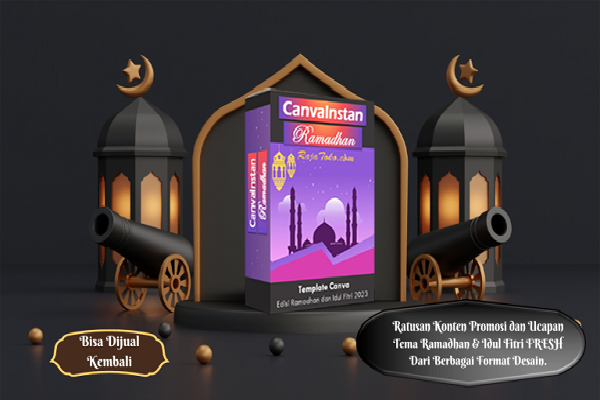 CanvaInstan Seri Ramadhan - template banner, video ucapan dan landingpage format Canva dan Elementor