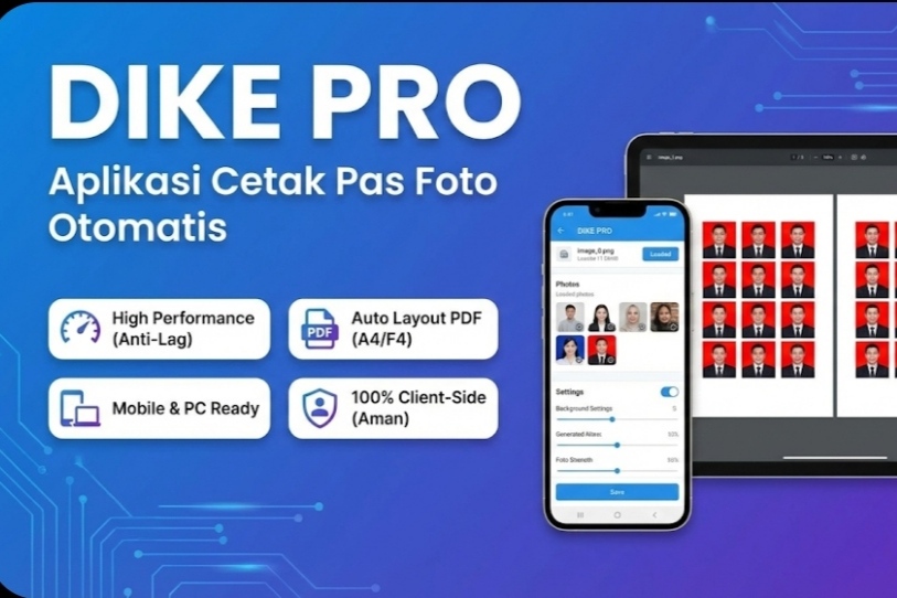 Cetak Pas Photo otomatis 