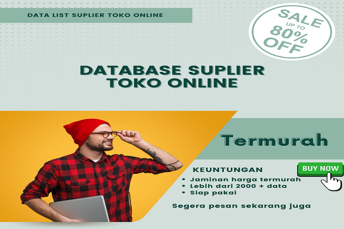 Database distributor atau supplier online shop