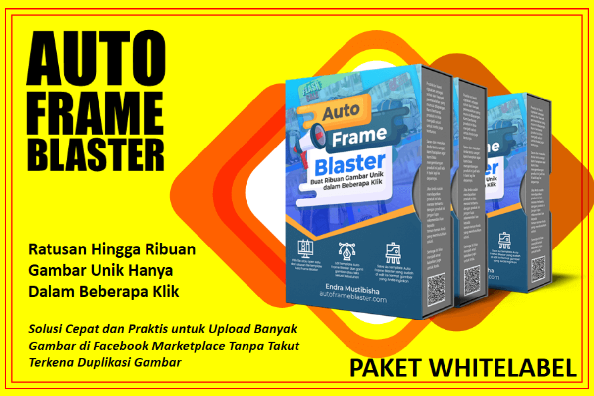 Auto Frame Blaster Paket WHITELABEL