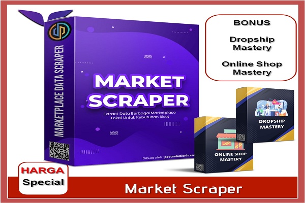 Market Scraper | Tools Nya Para Advertiser Dropshiper dan Resseler