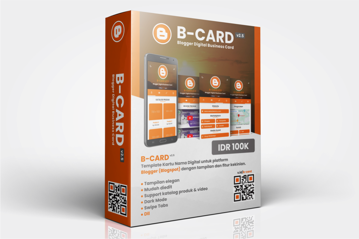 B-CARD | Blogger Digital Business Card