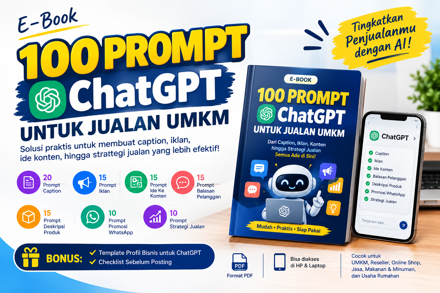 100 Prompt untuk Jualan UMKM