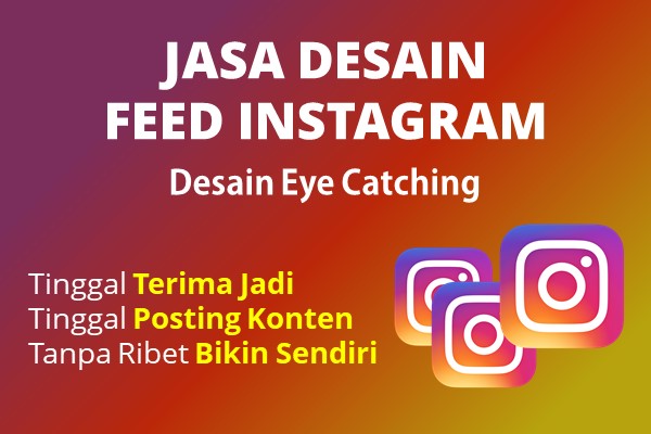 Jasa Desain Feed Instagram Murah