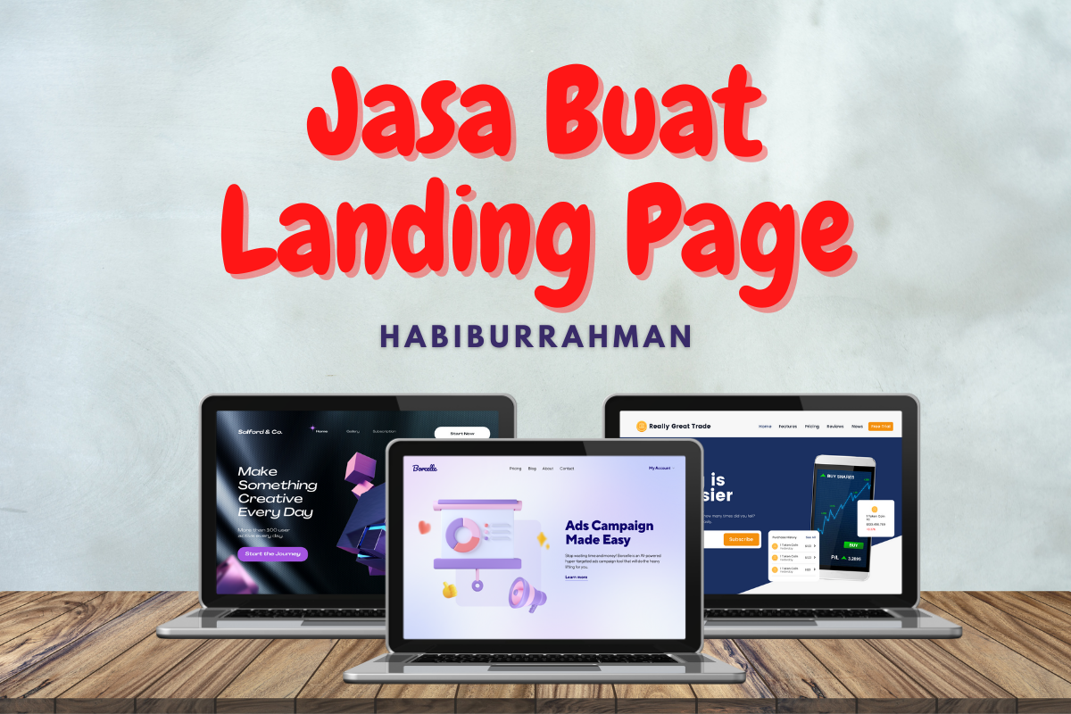 Jasa Buat Website Produk, Landing Page, Company Profile, Dll Murah Berkualitas