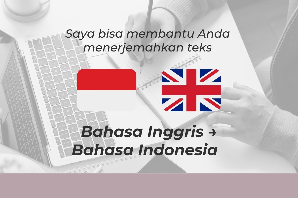 Menerjemahkan Bahasa Inggris ke Bahasa Indonesia