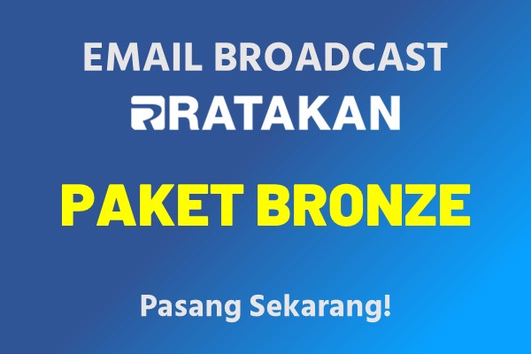 Email Broadcast Paket Bronze