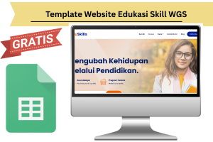 Template Website Edukasi Skill WGS