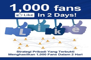 1000 Fans in 2 Days PLR dapat Dijual Ulang | Strategi Yang Terbukti Menghasilkan 1000 Fans Dalam 2 Hari