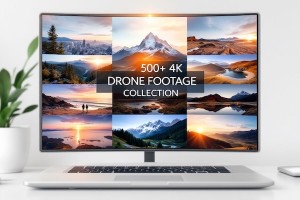 4K Drone Video | 500+ Stok Video 