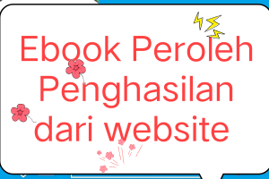Ebook Peroleh income dari website 