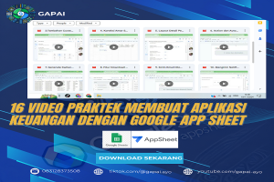 16 Video Belajar Appsheet Pemula (Studi Kasus Aplikasi Keuangan Sekolah)