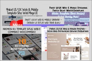 Mega Bundle Desain Web Premium & Eksklusif Populer terbaik