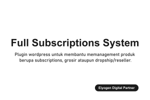 Full Subscriptions System
