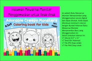 5 Bundle Halaman mewarnai anak Premium & Eksklusif terbaik Vol.-2