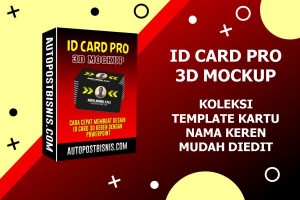 ID Card Pro 3D Mockup