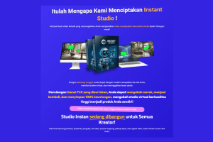 Instant Studio - Ubah Video Anda Menjadi Kualitas Studio Professional dalam Hitungan Menit