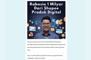 Rahasia 1 Milyar Dari Shopee Produk Digital