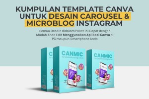 CANMIC - Kumpulan Template Canva untuk Desain Carousel & Microblog Instagram