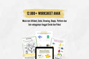 12000+ Worksheet Anak (Hak Jual Kembali Profit 100%)