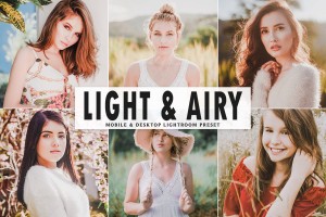 Paket 30+ Light and Airy presets for Lightroom