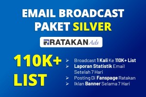 Email Broadcast Ads Paket SILVER