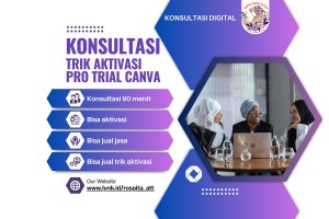 KONSUL TRIK JITU AKTIVASI PRO TRIAL CANVA