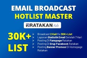 Email Broadcast Ads Paket HOTLIST MASTER