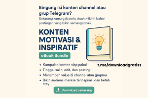 Download Gratis Konten Motivasi & Inspiratif – Bahasa Indonesia