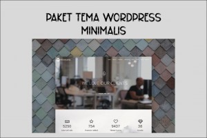 Paket Tema WordPress Minimalis