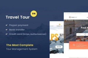 TravelTour - Travel & Tour Booking WordPress
