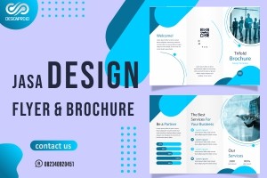 Jasa Design Flyer / Brochure Simple dan Modern