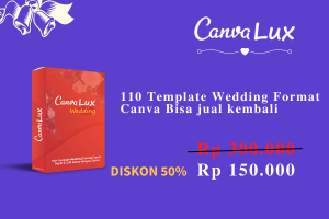 Template CanvaLUX Vidio Wedding Format Canva Bisa dijual kembali