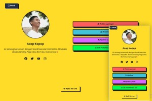 Wopel Template Bio link Elementor