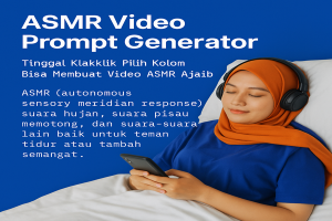 AI ASMR Video Prompt Generator Tool