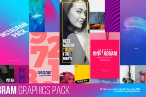 Instagram Graphic Pack for Final Cut Pro