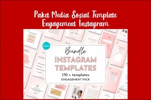 Paket Media Sosial Template Engagement Instagram