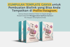 CANBIO - Kumpulan Template Biolink yang dibuat dari Canva