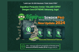 WASenderPro Versi NINJA | Software Whatsapp Marketing no.1 di Indonesia