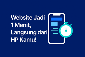 Buat Website/Landing Page dalam 1 Menit