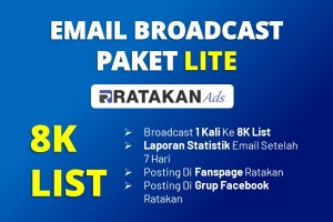 Email Broadcast Ads Paket LITE