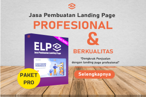 ELP - Jasa Pembuatan Landing Page Paket PRO
