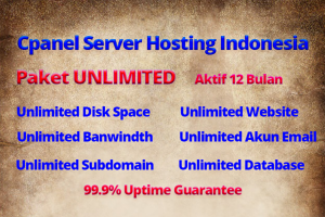 Cpanel Server Hosting Indonesia Termurah - Paket UNLIMITED