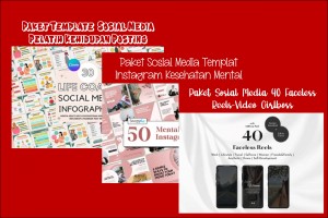 3 Bundle Template Sosial media Premium & Eksklusif Populer terbaik Vol.-8