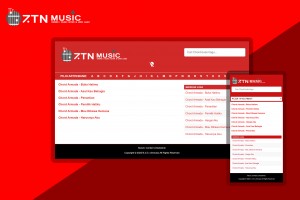 Template Blogger Guitar Chord ZTN MUSIC A.2.2.0.v Premium