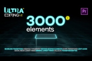 Paket 3000 Ultra Editing Kit for Premiere Pro